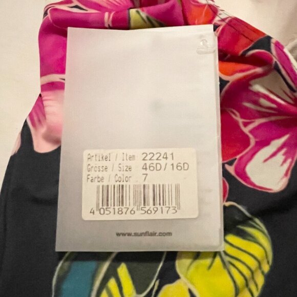 Sunflair Bathing Suit One Piece Floral Womens Size 16 D Cup - Picture 11 of 15